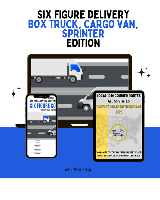 Six Figure Cargo Van & Box Truck Course
