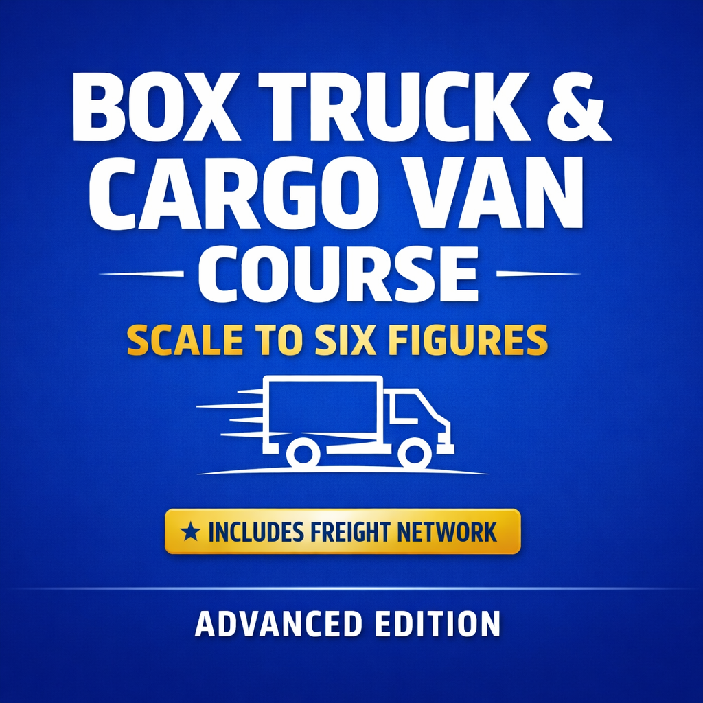 Six Figure Cargo Van & Box Truck Course